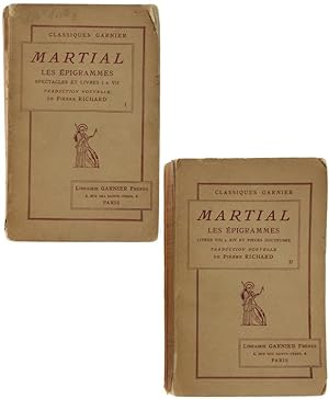 MARTIAL. LES EPIGRAMMES. Volume I:Spectacles et lLivres I à VII. Volume II: Livres VIII à XIV et ...