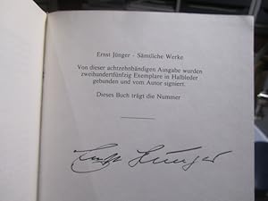 Sämtliche Werke; Teil: Bd. 1 : Abt. 1, Tagebücher ; 1., Der erste Weltkrieg SIGNIERTE VORZUGSAUSGABE