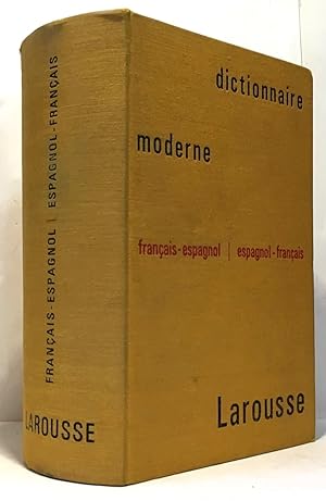 Dictionnaire moderne - français/espagnol | espagnol/français