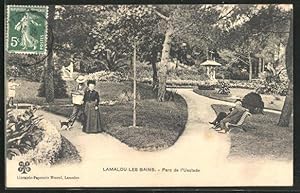 Carte postale Lamalou-les-Bains, Parc de l`Usclade
