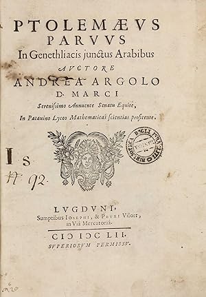 Ptolemaeus Parvus in Genethliacis junctus Arabibus.