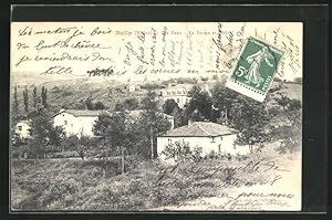 Carte postale Bully, Les Eaux, La Ferme et l`Hotel