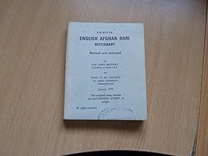 Seller image for CONCISE ENGLISH AFGHAN DARI DICTIONARY for sale by HAWKMOOR BOOKS LTD