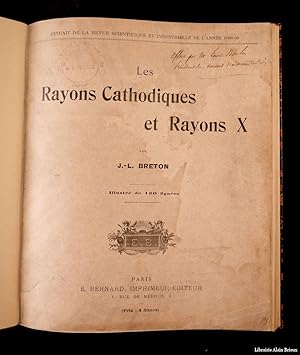 Seller image for Les rayons cathodiques et rayons X for sale by Librairie Alain Brieux