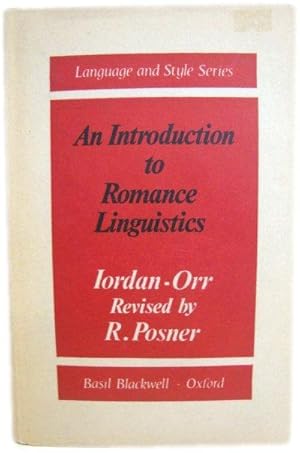 Bild des Verkufers fr An Introduction to Romance Linguistics: Its Schools and Scholars (Language and Style Series) zum Verkauf von PsychoBabel & Skoob Books