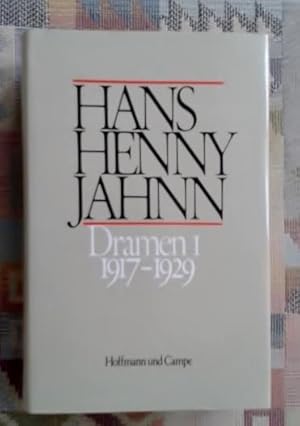 Seller image for Dramen I, 1917 - 1929 Werke in Einzelbnden; [hrsg. von Ulrich Bitz] for sale by BBB-Internetbuchantiquariat