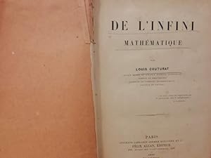 Seller image for DE L'INFINI MATHEMATIQUE (1896) for sale by Invito alla Lettura