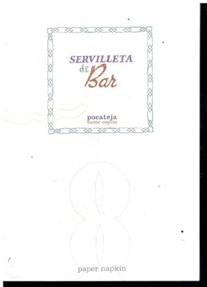 Imagen del vendedor de SERVILLETA DE BAR. a la venta por angeles sancha libros