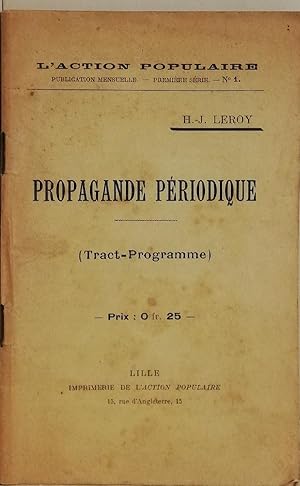 Propagande périodique (Tract-Programme)