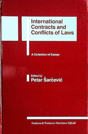 Immagine del venditore per International contracts and Conflicts of Laws venduto da LibroUsado | TikBooks