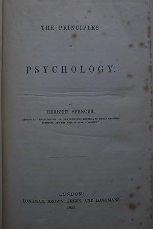 The Principles of Psychology.