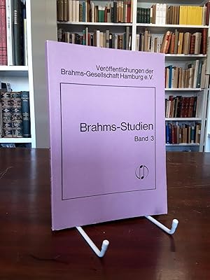 Bild des Verkufers fr Brahms-Studien Band 3. zum Verkauf von Antiquariat Seibold