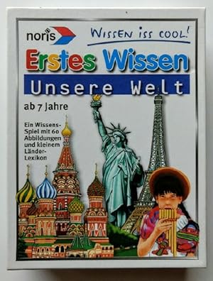 Image du vendeur pour Erstes Wissen - Unsere Welt. Ein Wissensspiel mit 60 Abbildungen und kleinem Lnder-Lexikon. mis en vente par KULTur-Antiquariat