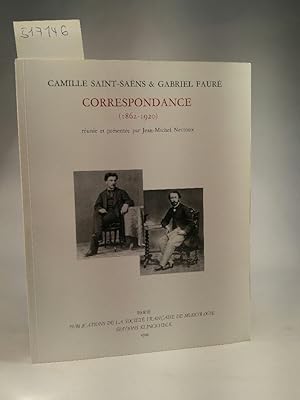 Bild des Verkufers fr Correspondance (1862-1920) reunie et presentee par Jean -Michel Nectoux zum Verkauf von ANTIQUARIAT Franke BRUDDENBOOKS