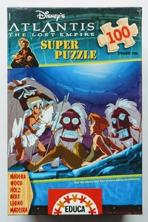 Bild des Verkufers fr Educa Super Puzzle 100: Disneys Atlantis - The lost Empire. zum Verkauf von KULTur-Antiquariat