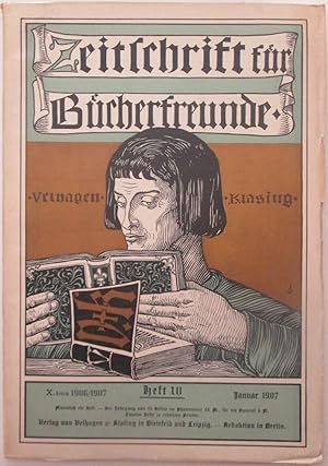 Zeitschrift fur Bucherfreunde. Heft 10. Januar 1907