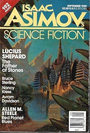 Imagen del vendedor de Isaac ASIMOV'S Science Fiction: September, Sept. 1989 a la venta por Books from the Crypt