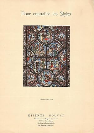 Image du vendeur pour LAMINA 12924: Vidriera del siglo XIII mis en vente par EL BOLETIN