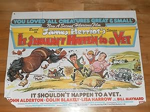 UK Quad Movie Poster: It Shouldn't Happen to a Vet. Based on James Herriot's Stories. 1979. Scree...