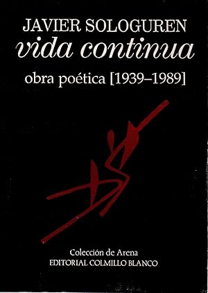 Imagen del vendedor de Vida continua,obra poetica (1939-1989) a la venta por JP Livres