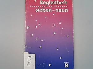 Seller image for Schweizer Sprachbuch : Begleitheft / sieben bis neun. Ausgabe B. for sale by Antiquariat Bookfarm