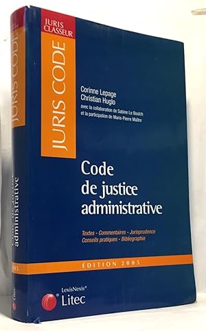 Code de justice administrative (ancienne édition)