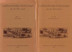 Seller image for Landbouwkundige beschrijvingen uit de 19e eeuw. Deel I. Groningen, Deel II. Overige provincies for sale by Antiquariaat van Starkenburg