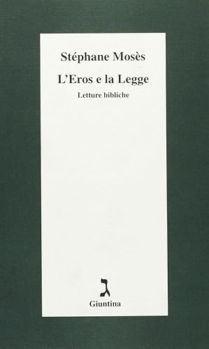 Imagen del vendedor de L'Eros e la Legge. Letture Bibliche a la venta por Arca dei libri di Lorenzo Casi