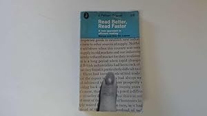 Imagen del vendedor de Read Better, Read Faster a la venta por Goldstone Rare Books