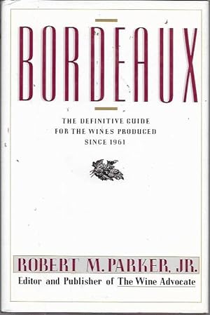 Bild des Verkufers fr Two Volumes: Bordeaux (1985) & The Wines of the Rhone Valley and Provence (1987) zum Verkauf von Bookfeathers, LLC