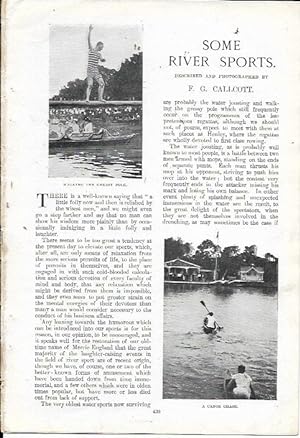 Image du vendeur pour Some River Sports (The Windsor Magazine (1901) Vol. XIV [14], pp.439-446) mis en vente par Bookfeathers, LLC