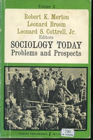 Imagen del vendedor de Sociology Today : Problems and Prospects - Volume II a la venta por Librairie Le Nord