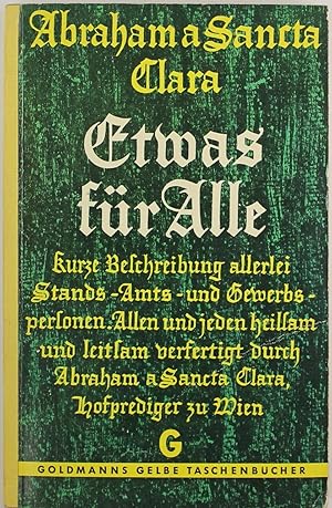 Seller image for Etwas für alle for sale by Firefly Bookstore