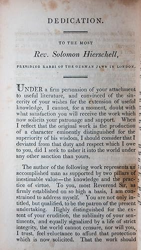 Seller image for Behinat Olam or An Investigation of Causes Arising from the Organization of the World, in Which Man is Particularly Interested for sale by ERIC CHAIM KLINE, BOOKSELLER (ABAA ILAB)