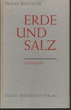 Seller image for Erde und Salz. Gedichte. for sale by Lewitz Antiquariat