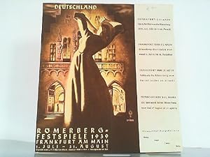 Imagen del vendedor de Deutschland Rmerberg-Festspiele 1939 Frankfurt am Main 1. Juli - 31. August. a la venta por Antiquariat Ehbrecht - Preis inkl. MwSt.