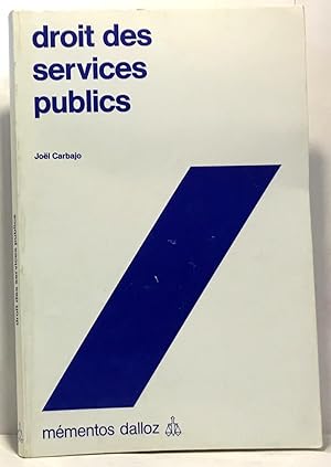 Droit des services publics