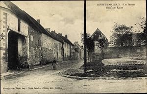 Ansichtskarte / Postkarte Boissy l'Aillerie Val d'Oise, Les Fermes, Place de l'Eglise
