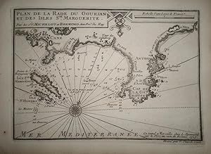 Plan de la Rade du Gourjan et des Isltes Ste. Marguerite.