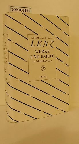 Imagen del vendedor de Jakob Michael Reinhold Lenz / Werke und Briefe in drei Bnden / Band 3 / herausgegeben von Sigrid Damm a la venta por ralfs-buecherkiste