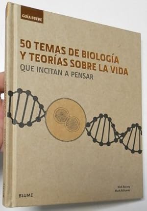 Bild des Verkufers fr 50 temas de biologa y teoras sobre la vida que incitan a pensar zum Verkauf von Librera Mamut