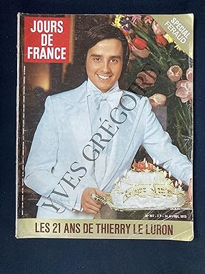 JOURS DE FRANCE-N°957-24 AVRIL 1973-THIERRY LE LURON-LOUIS FERAUD