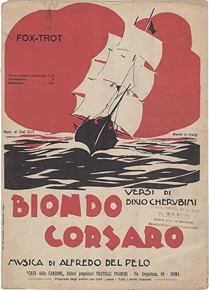 Biondo Corsaro. Versi di Bixio Cherubini