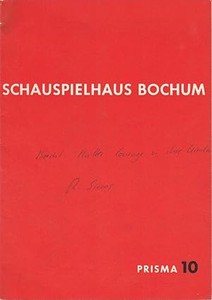 Imagen del vendedor de Programmheft Bertolt Brecht MUTTER COURAGE UND IHRE KINDER Prisma 10 Spielzeit 1959 / 60 a la venta por Programmhefte24 Schauspiel und Musiktheater der letzten 150 Jahre