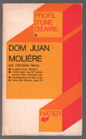 Seller image for Molire - Dom Juan for sale by librairie philippe arnaiz