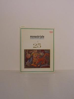 Seller image for Manuskripte `69. Zeitschrift fr Literatur, Kunst, Kritik. for sale by Kunstantiquariat Rolf Brehmer