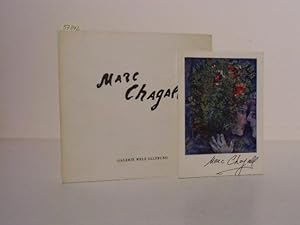 Bild des Verkufers fr Marc Chagall zum 85. Geburtstag. Gemlde, Gouachen, Mischtechniken, Lithografien. Ausstellung vom 22.7. bis 17.9.1972. zum Verkauf von Kunstantiquariat Rolf Brehmer