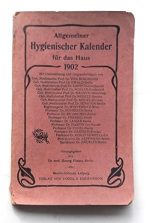 Seller image for Allgemeiner hygienischer Kalender fr das Haus. for sale by Buch- und Kunst-Antiquariat Flotow GmbH