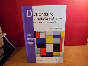 DICTIONNAIRE DES METHODES QUALITATIVES EN SCIENCES HUMAINES