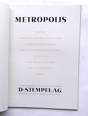 Metropolis. Eines der modernsten und wirkungsvollsten Gestaltungsmittel für die hochstehende Werb...